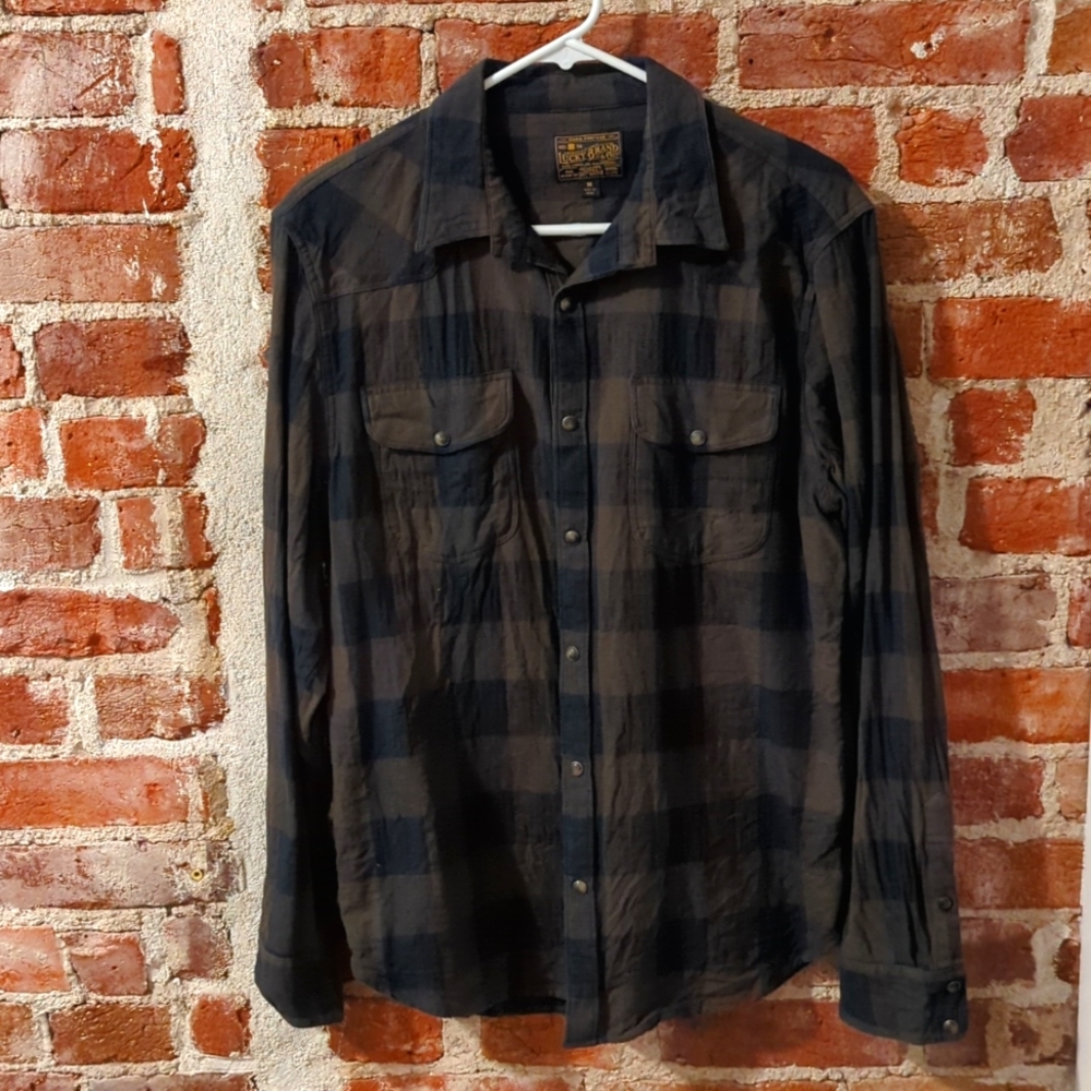 Lucky Plaid Western Shirt